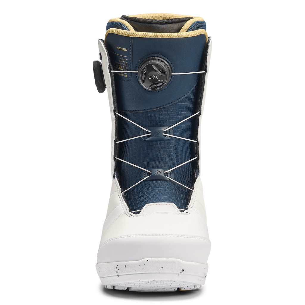 K2 Men's Maysis Snowboard Boots 2026 White David Djité - Comor - Go Play Outside
