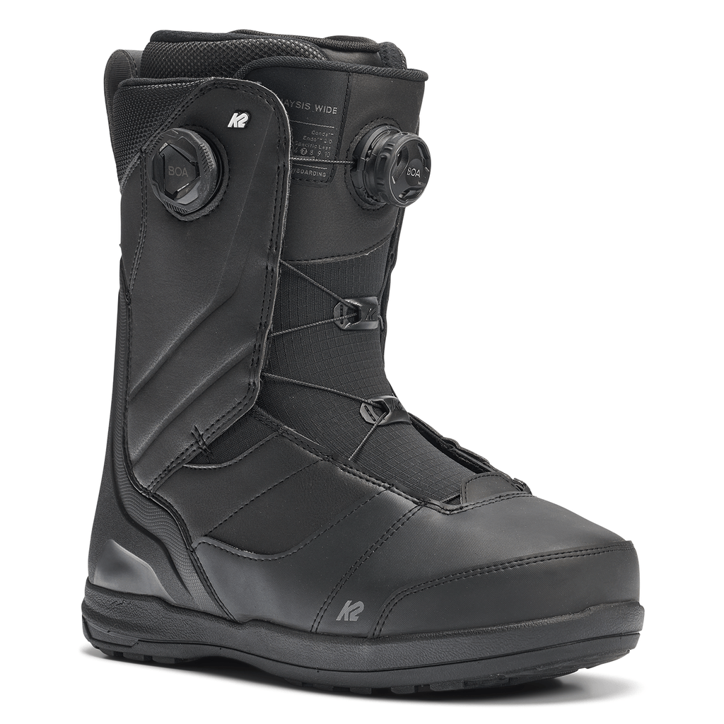 K2 Men's Maysis Wide Snowboard Boots 2026 Black - Comor - Go Play Outside