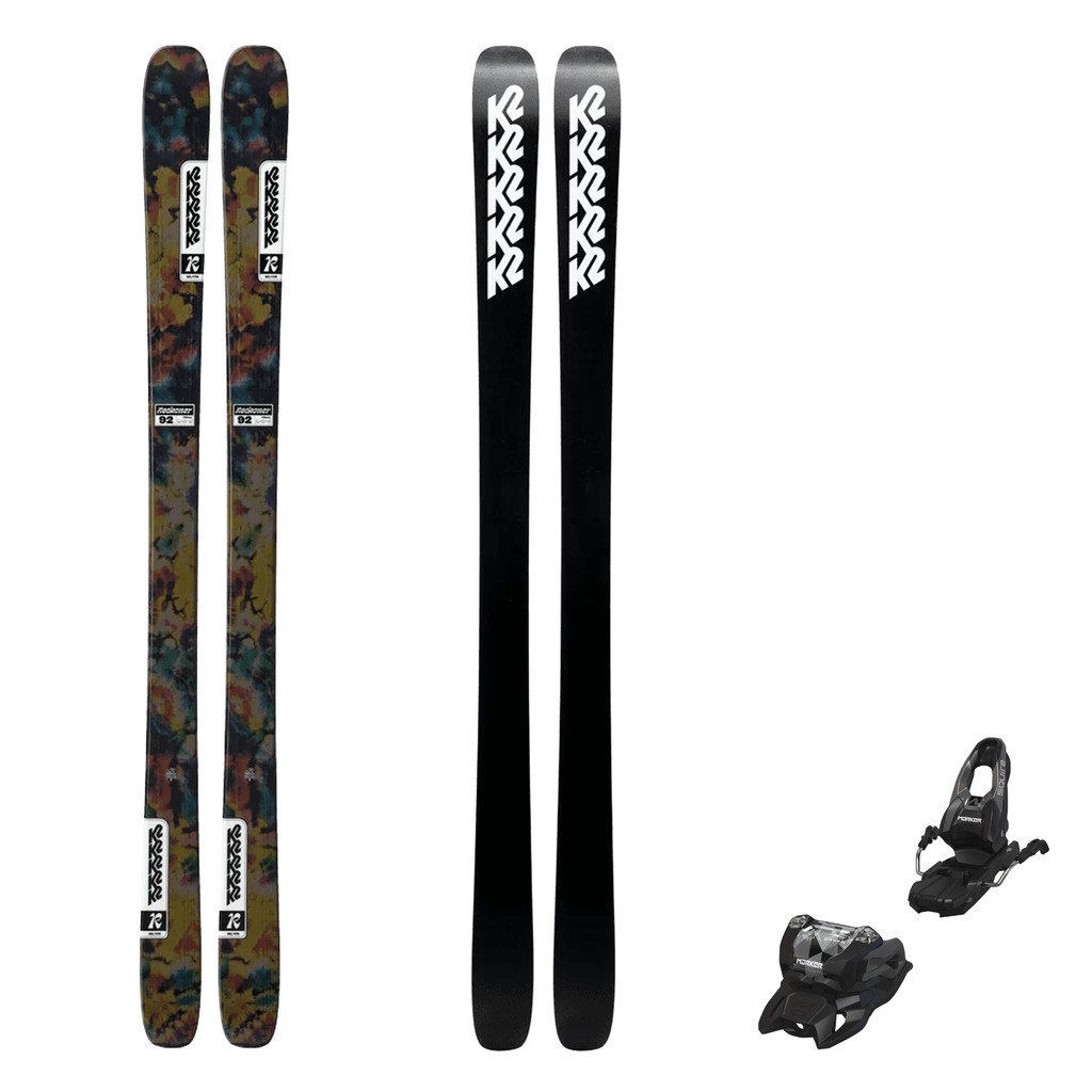 K2 Men's Reckoner 92 Ski + Squire 10 Quikclik Free Binding 2025 - Comor - Go Play Outside