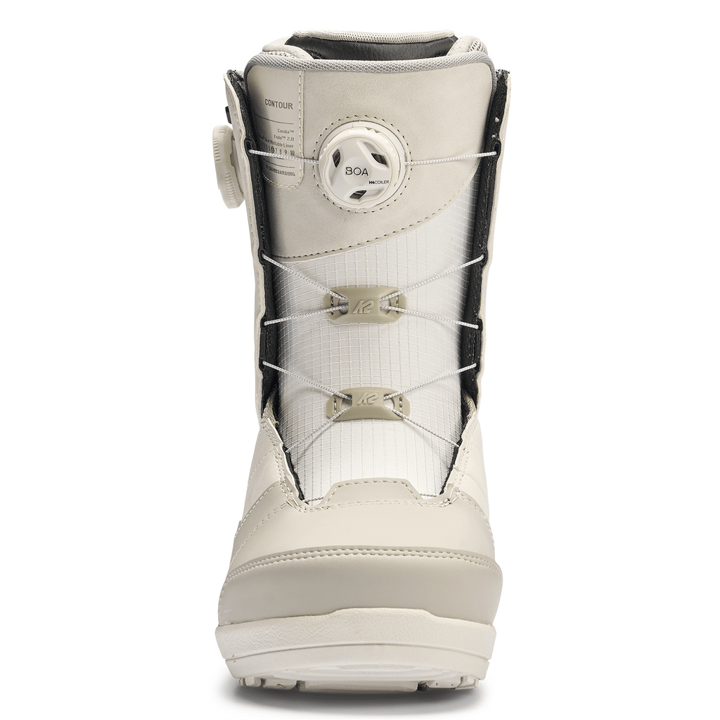 K2 Women's Contour Snowboard Boots 2026 Light Grey - Comor - Go Play Outside