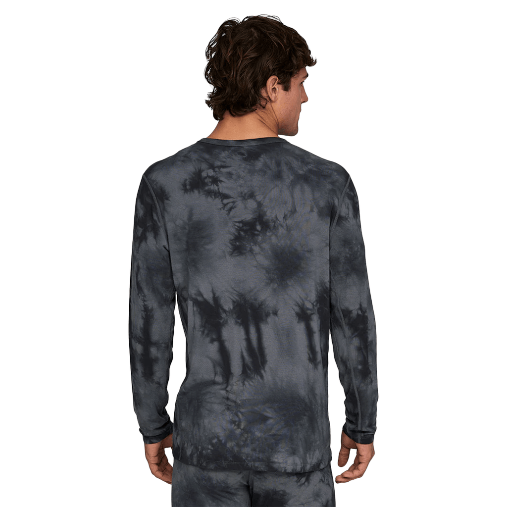 Le Bent Men's Lightweight Crew 2026 Charcoal Tie Dye - Comor - Go Play Outside