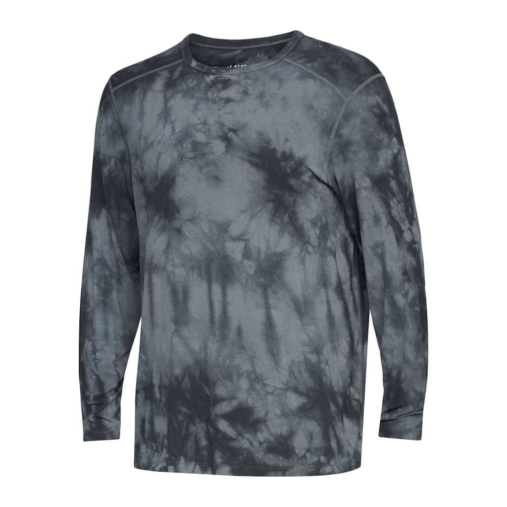 Le Bent Men's Lightweight Crew 2026 Charcoal Tie Dye - Comor - Go Play Outside