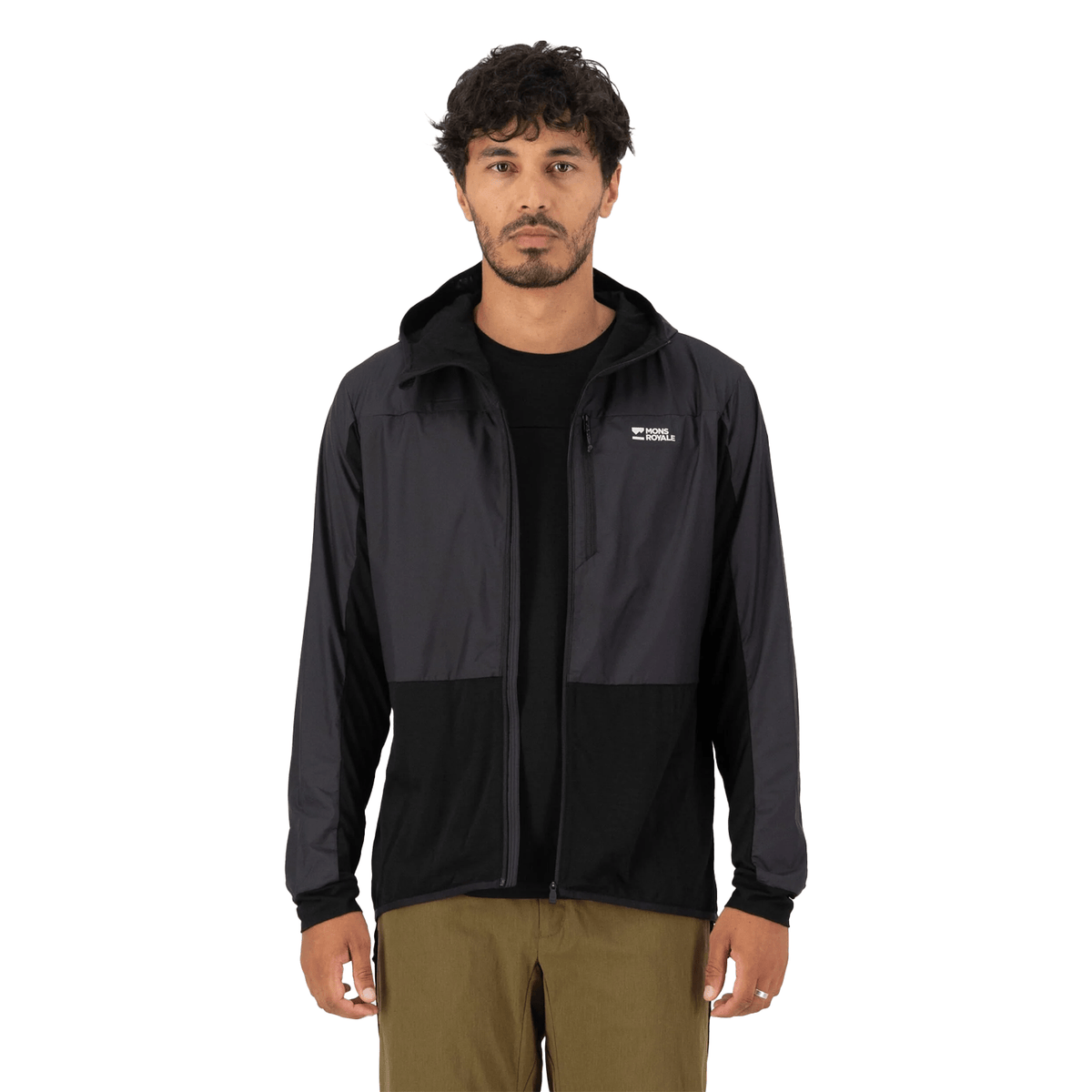 Mons Royale Men's Diversion Merino Wind Jacket Black – Comor - Go Play ...