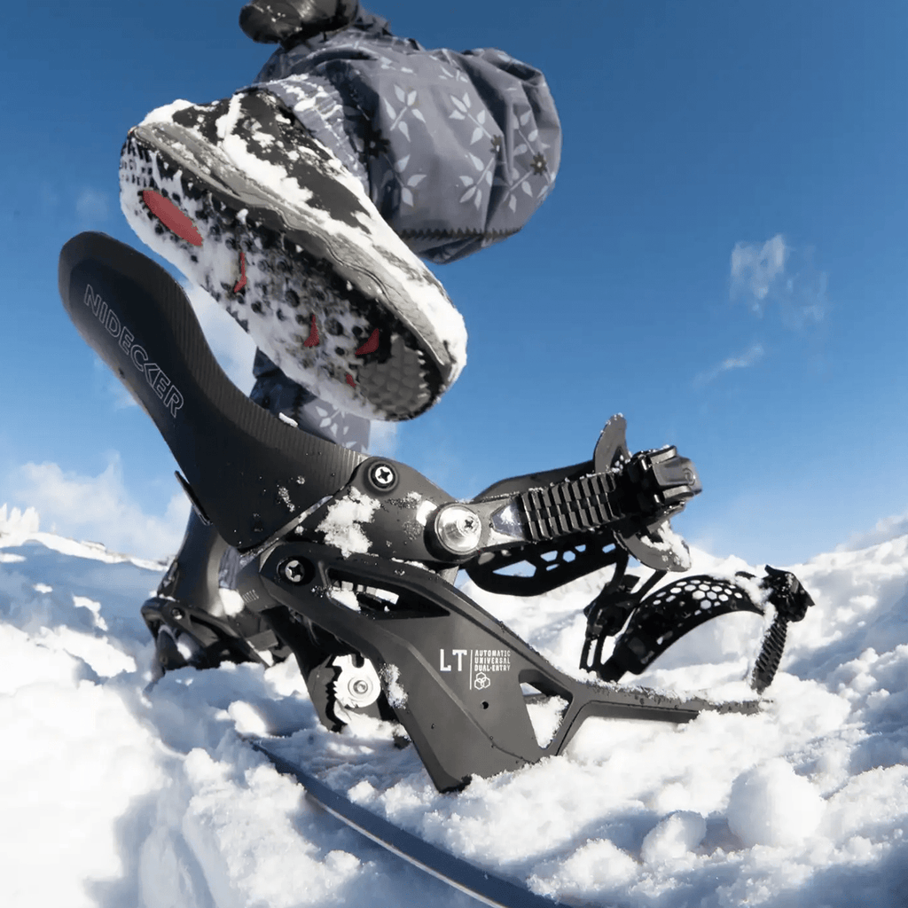 Nidecker LT Supermatic Snowboard Bindings 2026 Black - Comor - Go Play Outside