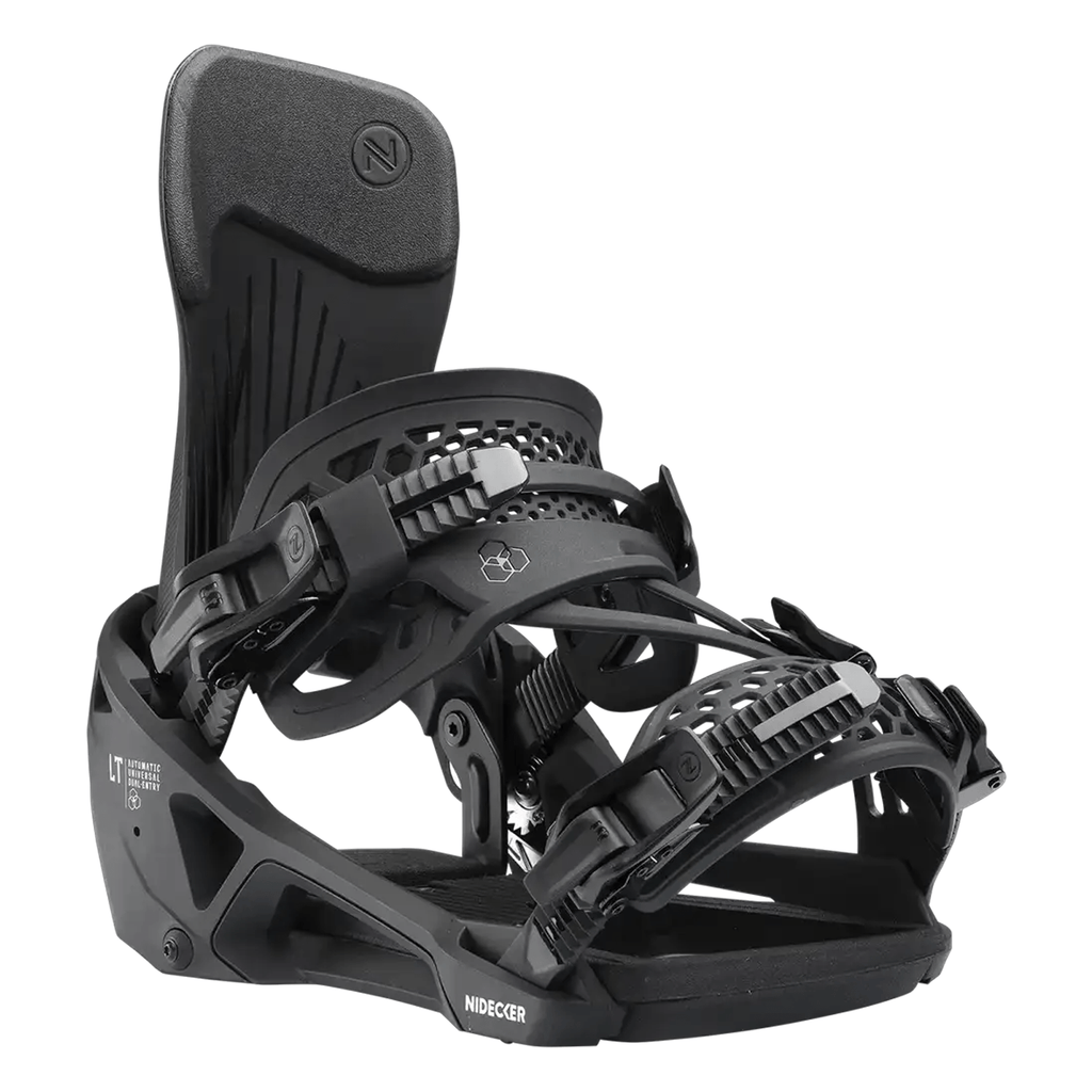 Nidecker LT Supermatic Snowboard Bindings 2026 Black - Comor - Go Play Outside