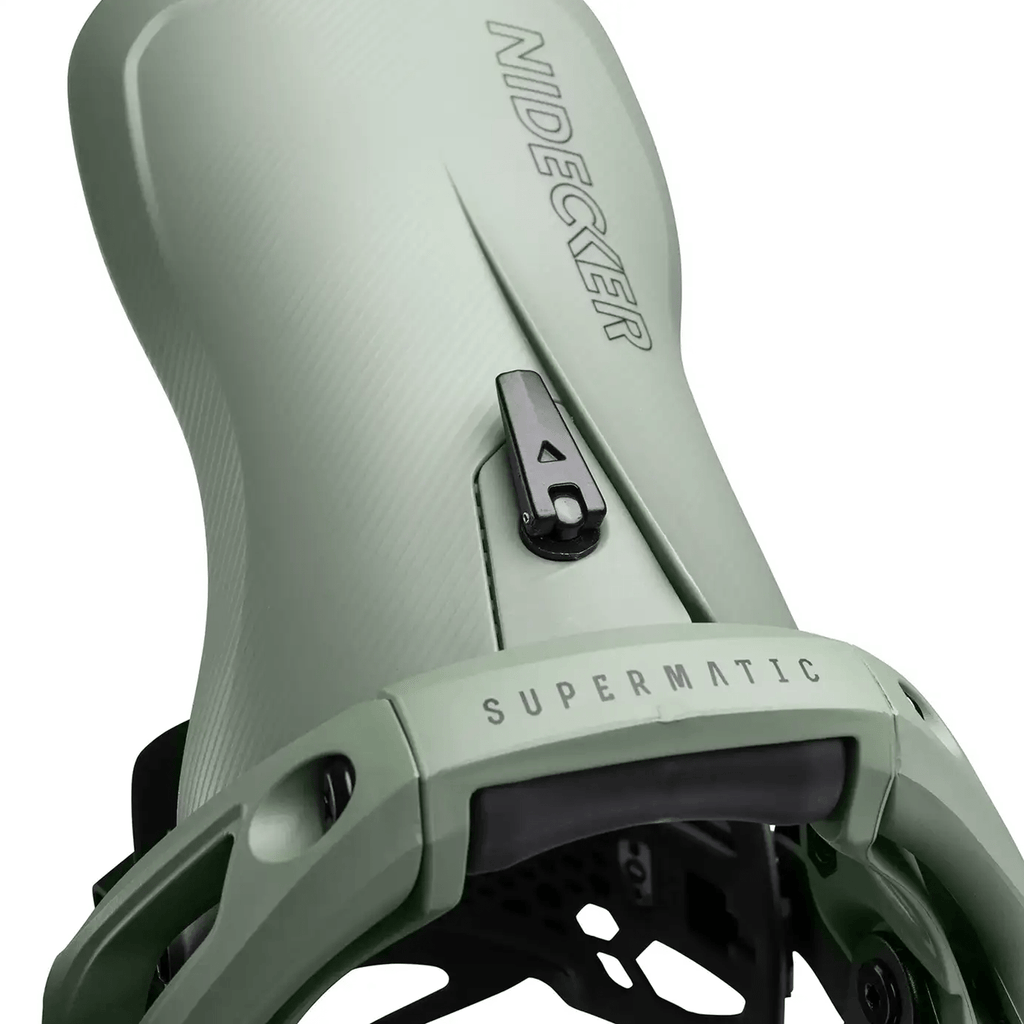 Nidecker LT Supermatic Snowboard Bindings 2026 Olive - Comor - Go Play Outside