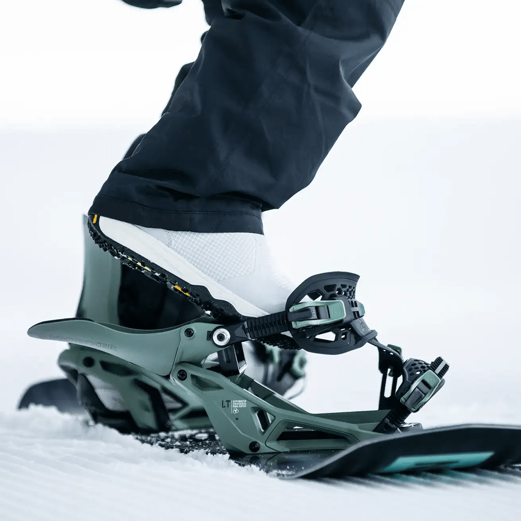 Nidecker LT Supermatic Snowboard Bindings 2026 Olive - Comor - Go Play Outside