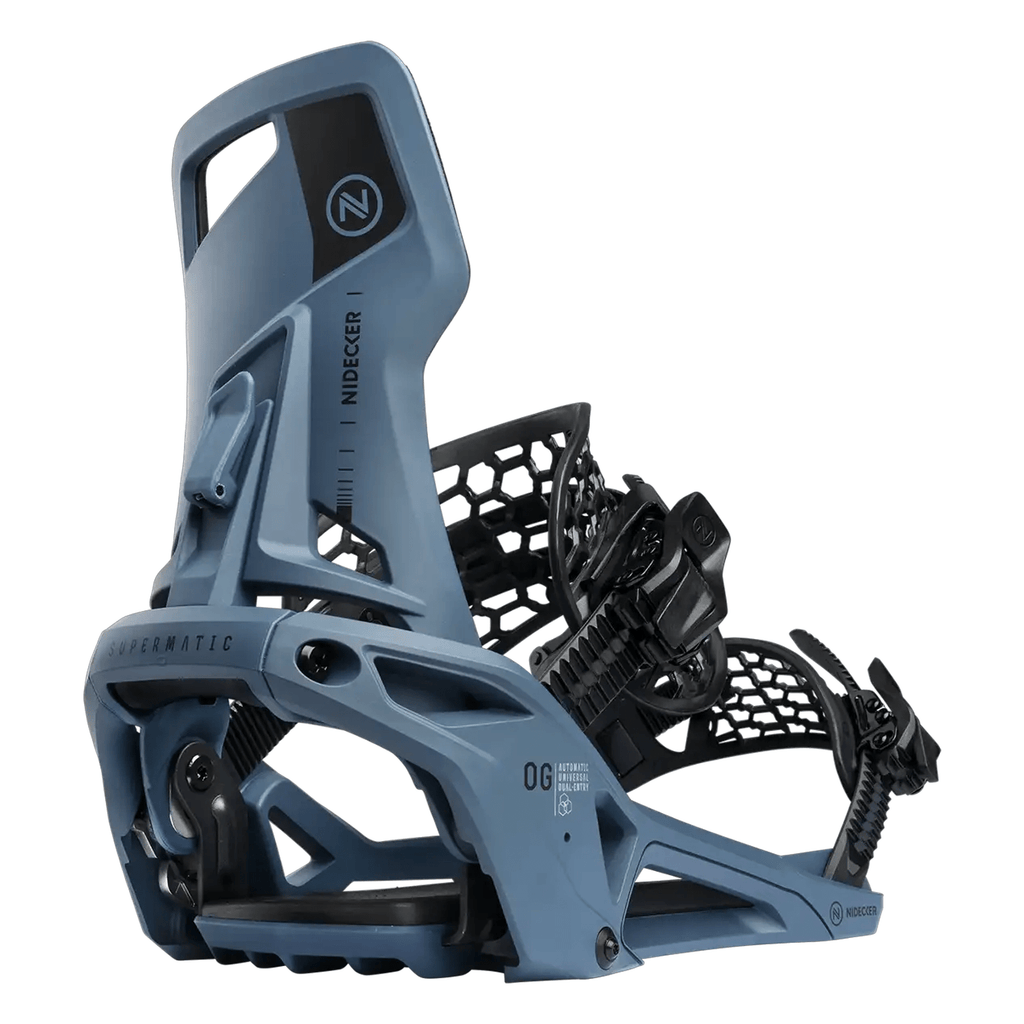 Nidecker OG Supermatic Snowboard Bindings 2026 Atlantic - Comor - Go Play Outside