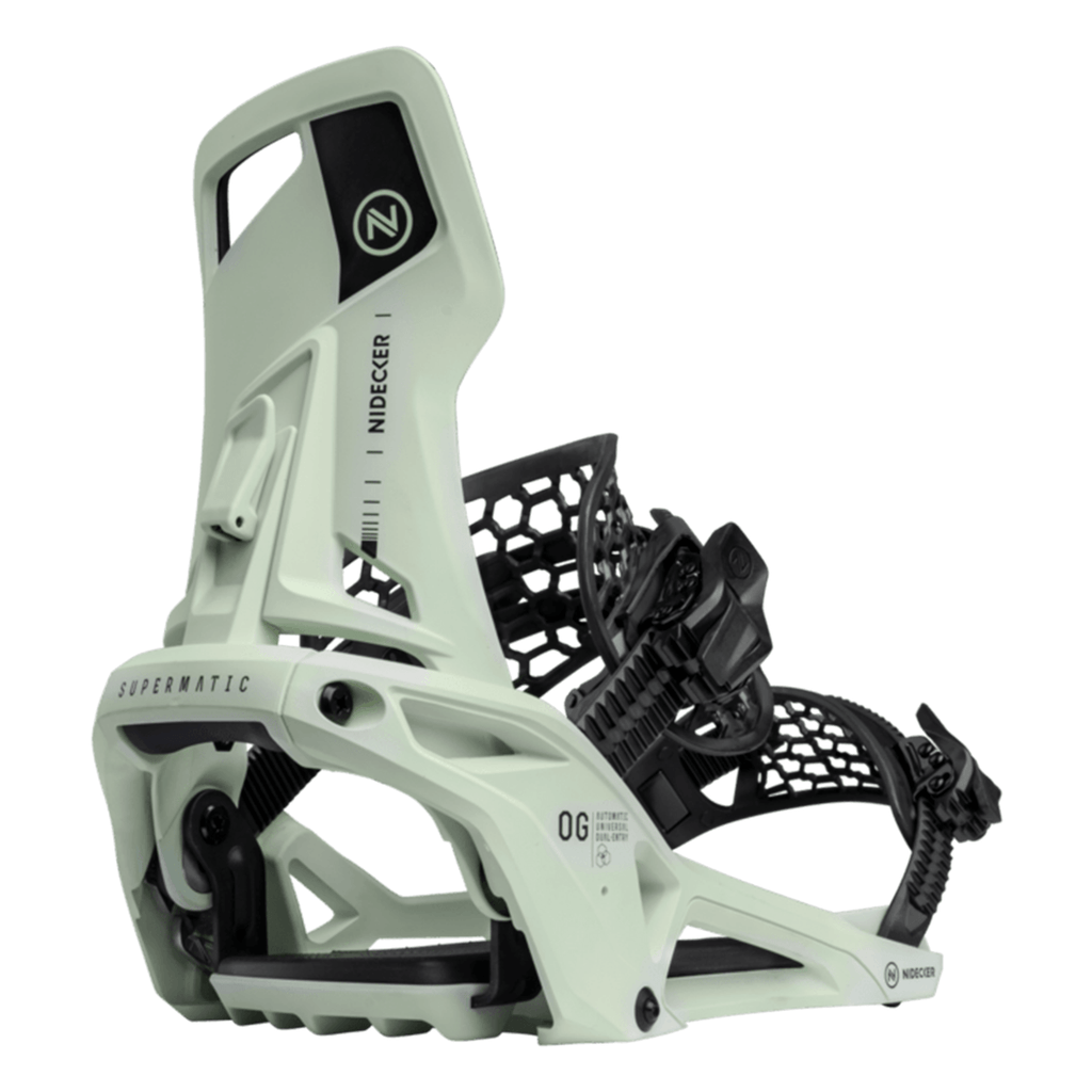 Nidecker OG Supermatic Snowboard Bindings 2026 Mint - Comor - Go Play Outside