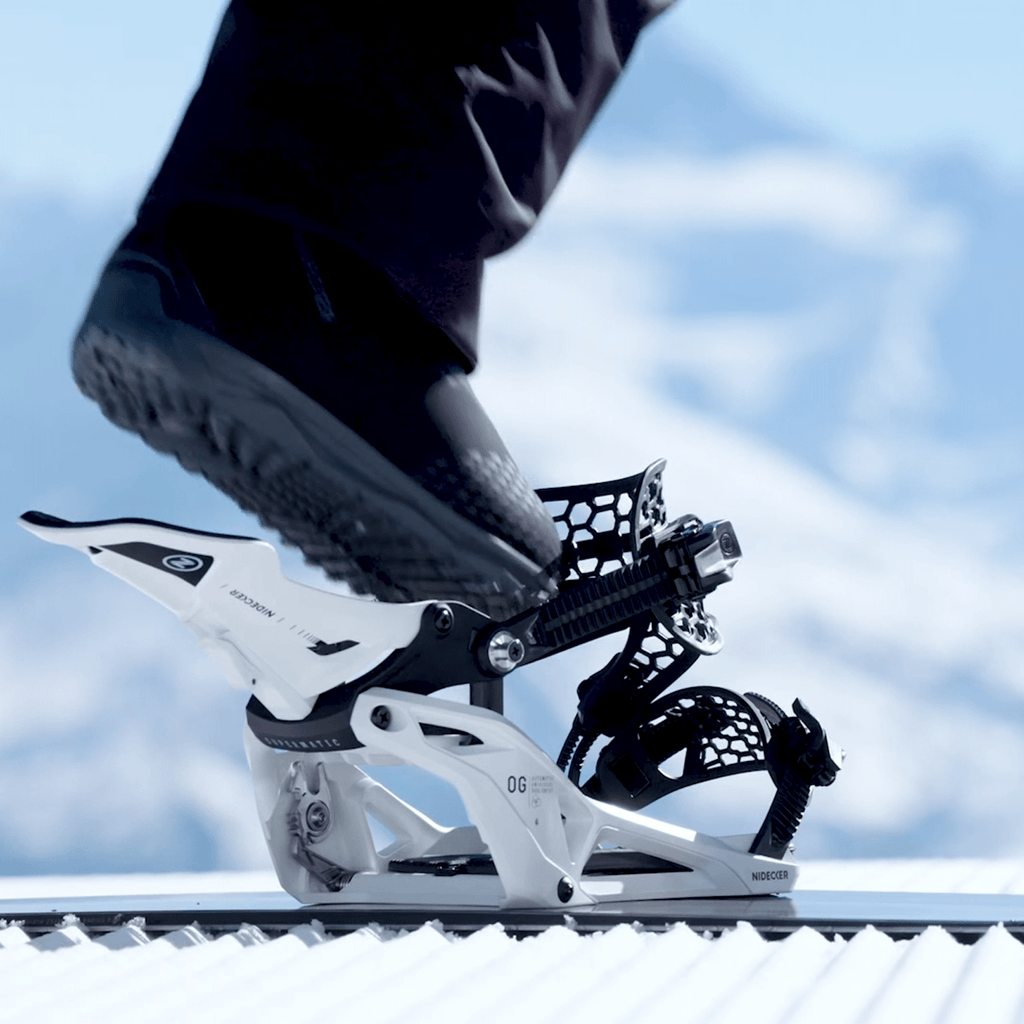 Nidecker OG Supermatic Snowboard Bindings 2026 White - Comor - Go Play Outside