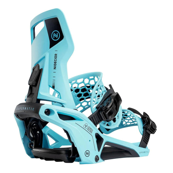 Nidecker Supermatic Snowboard Bindings 2025 Escapecyan – Comor