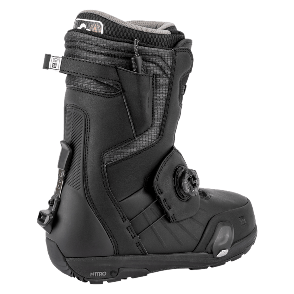Nitro Men's Profile Step On TLS Snowboard Boots 2026 Black - Comor - Go Play Outside