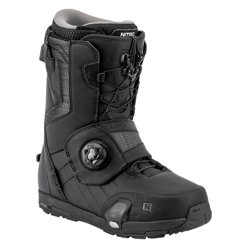 Nitro Men's Profile Step On TLS Snowboard Boots 2026 Black - Comor - Go Play Outside