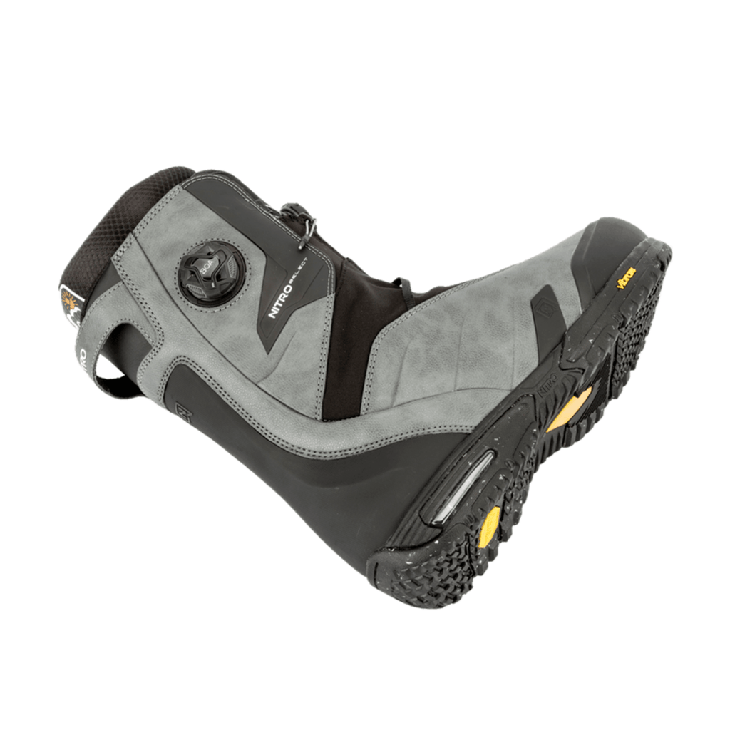 Nitro Men's Select BOA Snowboard Boots 2026 Charcoal/Black - Comor - Go Play Outside