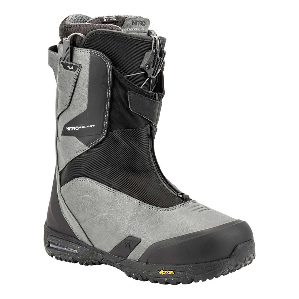 Nitro Men's Select TLS+ Snowboard Boots 2025 Charcoal/Black - Comor - Go Play Outside