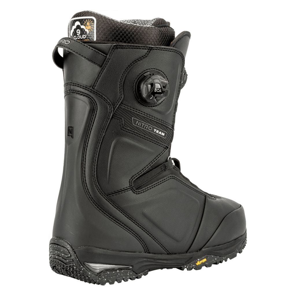 Nitro Men's Team BOA Snowboard Boots 2026 Black - Comor - Go Play Outside