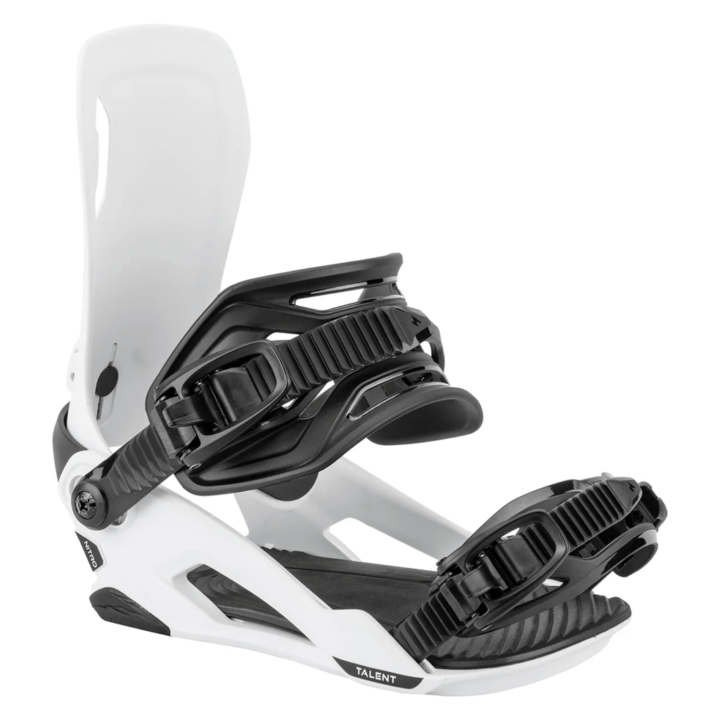 Nitro Talent Snowboard Bindings 2026 White - Comor - Go Play Outside