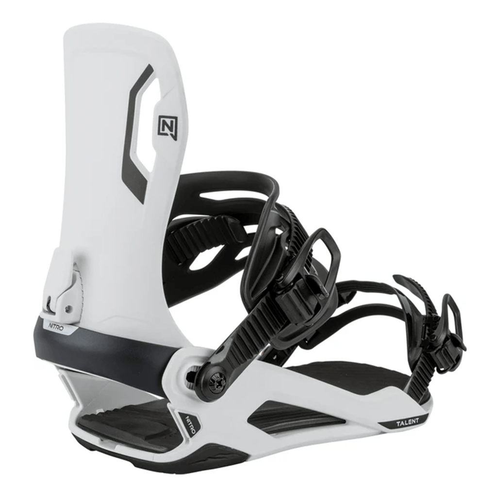Nitro Talent Snowboard Bindings 2026 White - Comor - Go Play Outside
