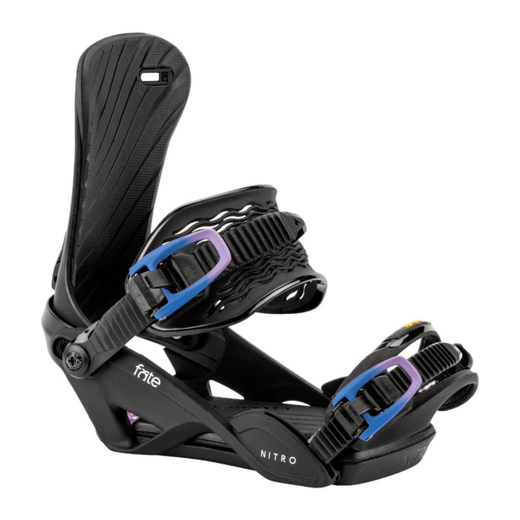 Nitro Women's Fate Snowboard Bindings 2026 Ultra Black - Comor - Go Play Outside