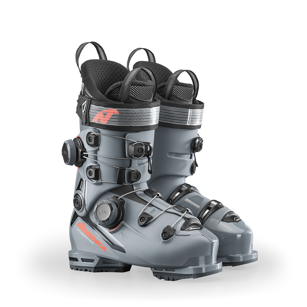 Nordica Speedmachine 3 120 BOA DD Ski Boot 2026 Grey/Black/Red - Comor - Go Play Outside