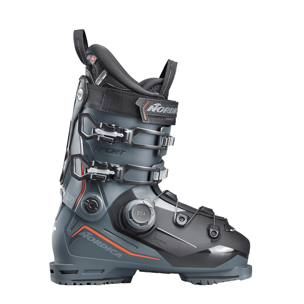Nordica Sportmachine 3 100 BOA Ski Boot 2026 Green/Black/Red - Comor - Go Play Outside