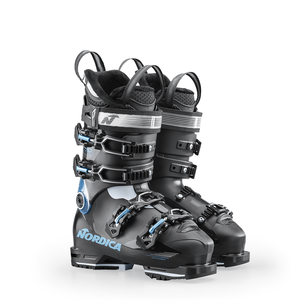 Nordica Women's Promachine 95 Ski Boot 2026 Black/Light Blue/White - Comor - Go Play Outside