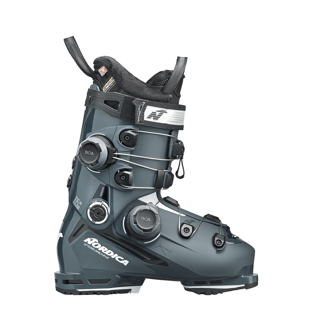 Nordica Women's Speedmachine 3 105 BOA DD Ski Boot 2026 Green/Black/Aquamarine - Comor - Go Play Outside