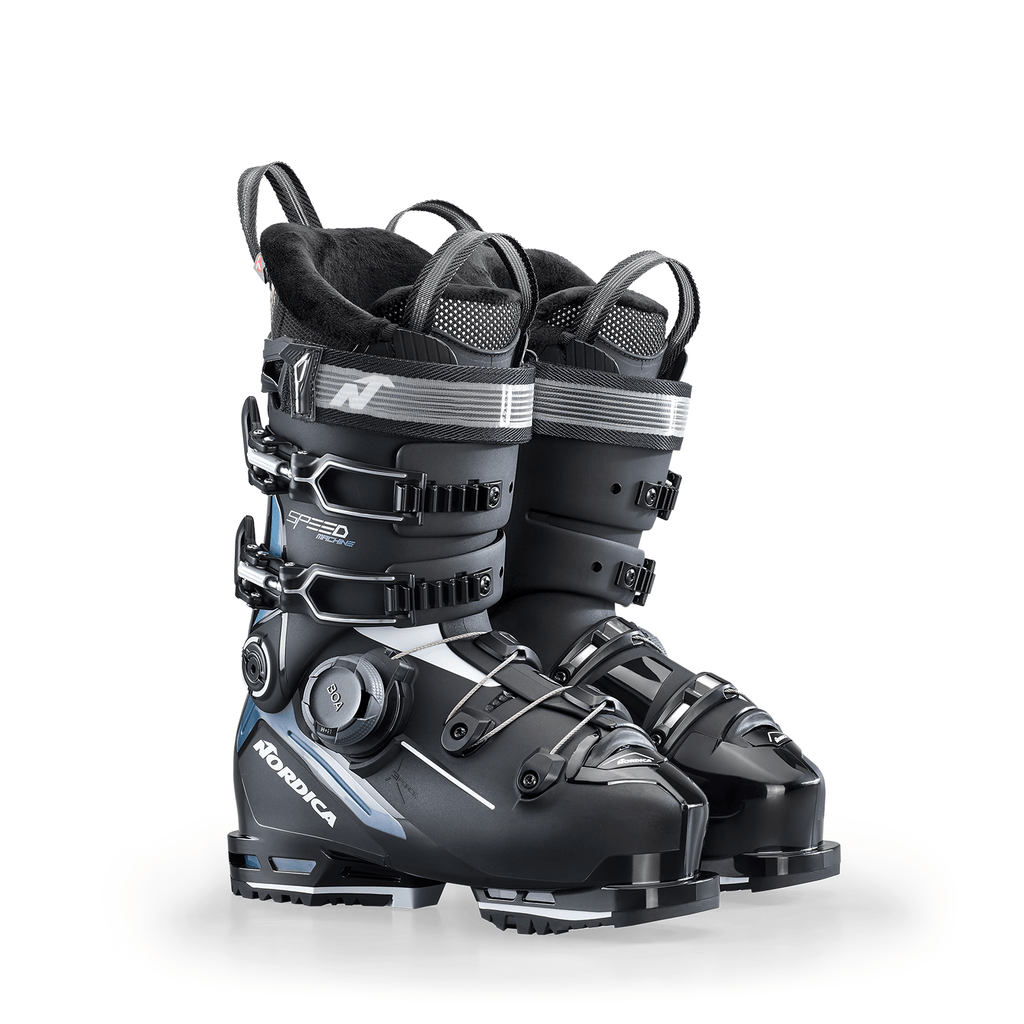 Nordica Women's Speedmachine 3 BOA 95 Ski Boot 2026 Black/Light Blue/White - Comor - Go Play Outside