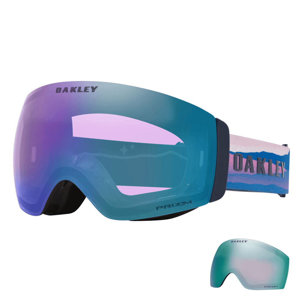 Oakley Flight Deck Pro M Goggles Mikaela Shiffrin Sig/Prizm Iced + Prizm Sapphire - Comor - Go Play Outside