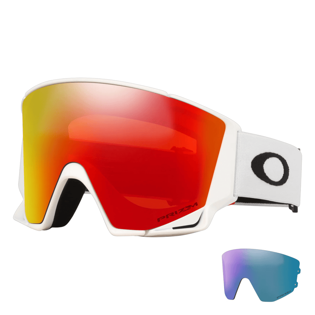 Oakley Flow Scape L Goggles Matte White/Prizm Torch + Prizm Iced - Comor - Go Play Outside