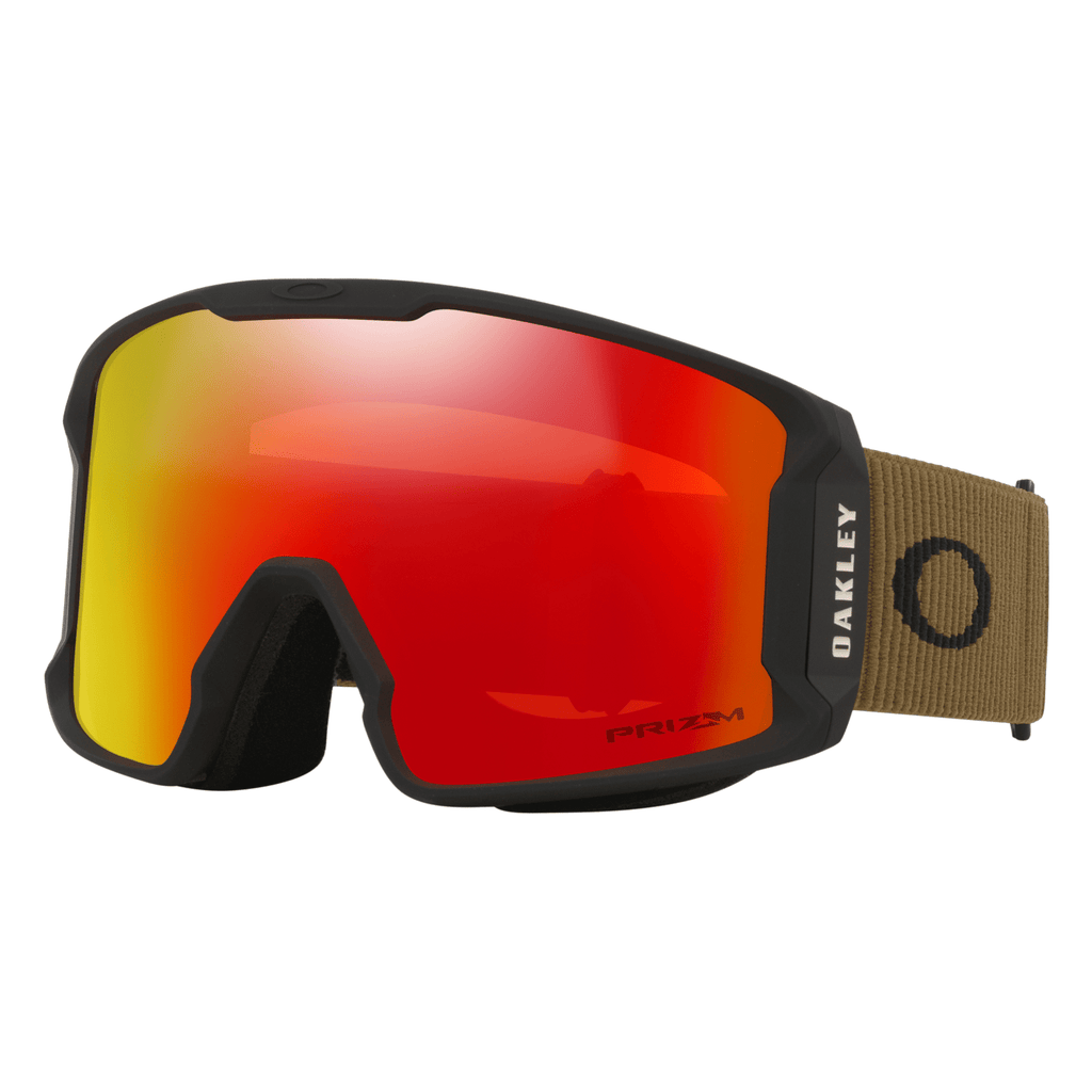Oakley Line Miner L Goggles Army Green Corduroy/Prizm Snow Torch Iridium - Comor - Go Play Outside