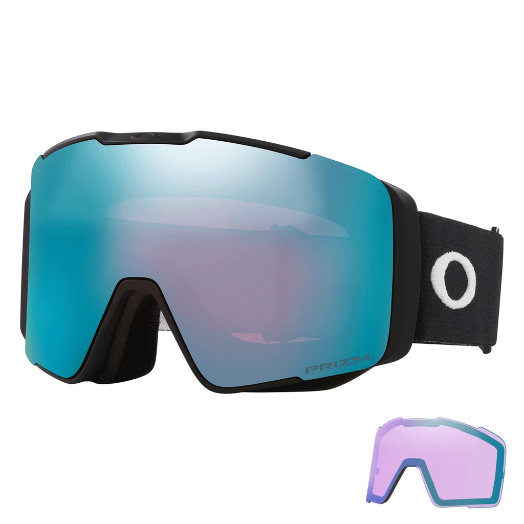 Oakley Line Miner Pro M Goggles Matte Black/Prizm Sapphire Iridium + Prizm Iced Iridium - Comor - Go Play Outside
