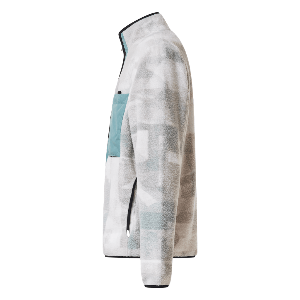 Oakley Men's Off - Slope Mountain Fire Sherpa Jacket 2026 Mountain Camo Green - Comor - Go Play Outside