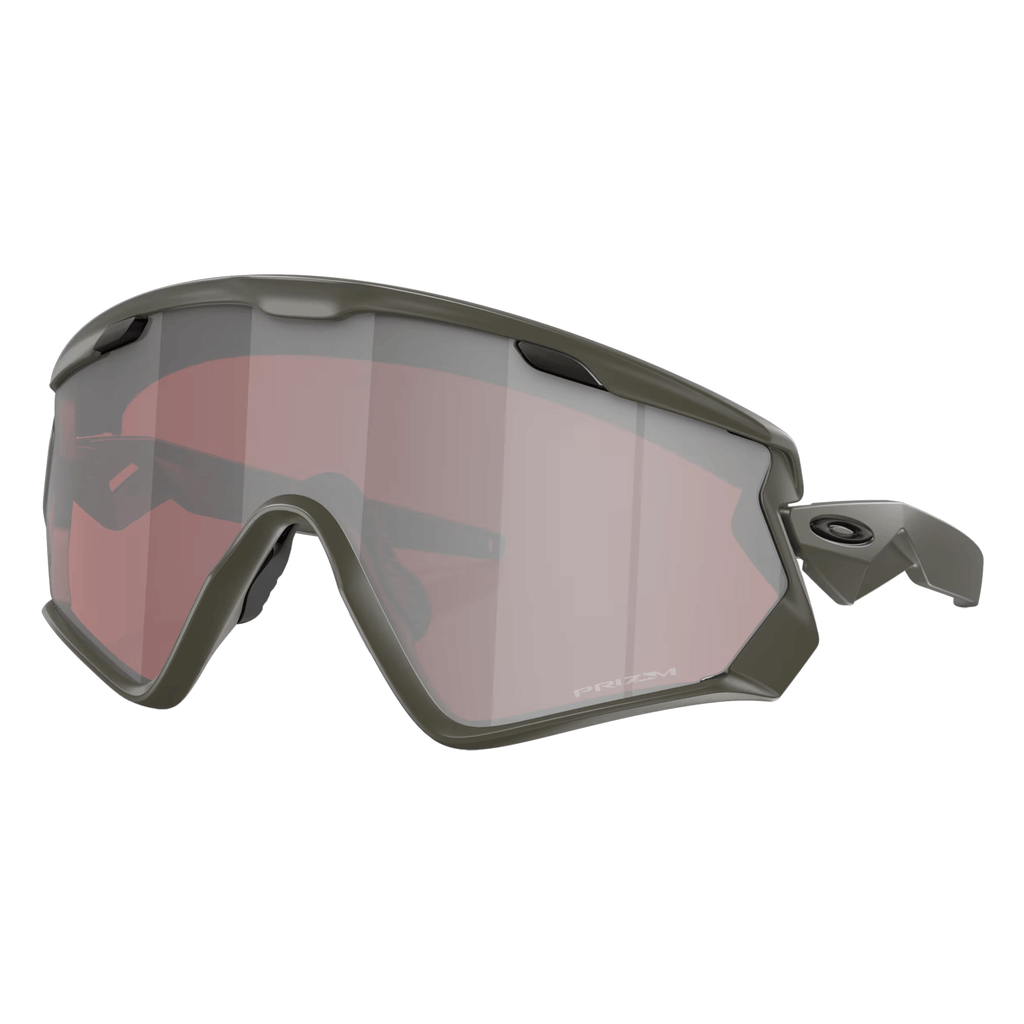 Oakley Wind Jacket 2.0 Sunglasses Matte Olive/Prizm Snow Black - Comor - Go Play Outside