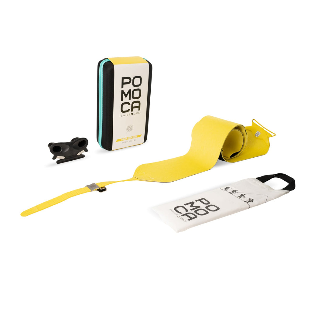 Pomoca Tour Explore R2C 140mm CF Skins Yellow - Comor - Go Play Outside