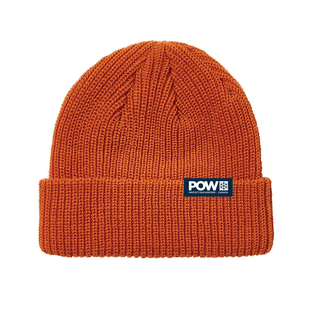 POW Canada Logo Beanie Burnt Orange - Comor - Go Play Outside