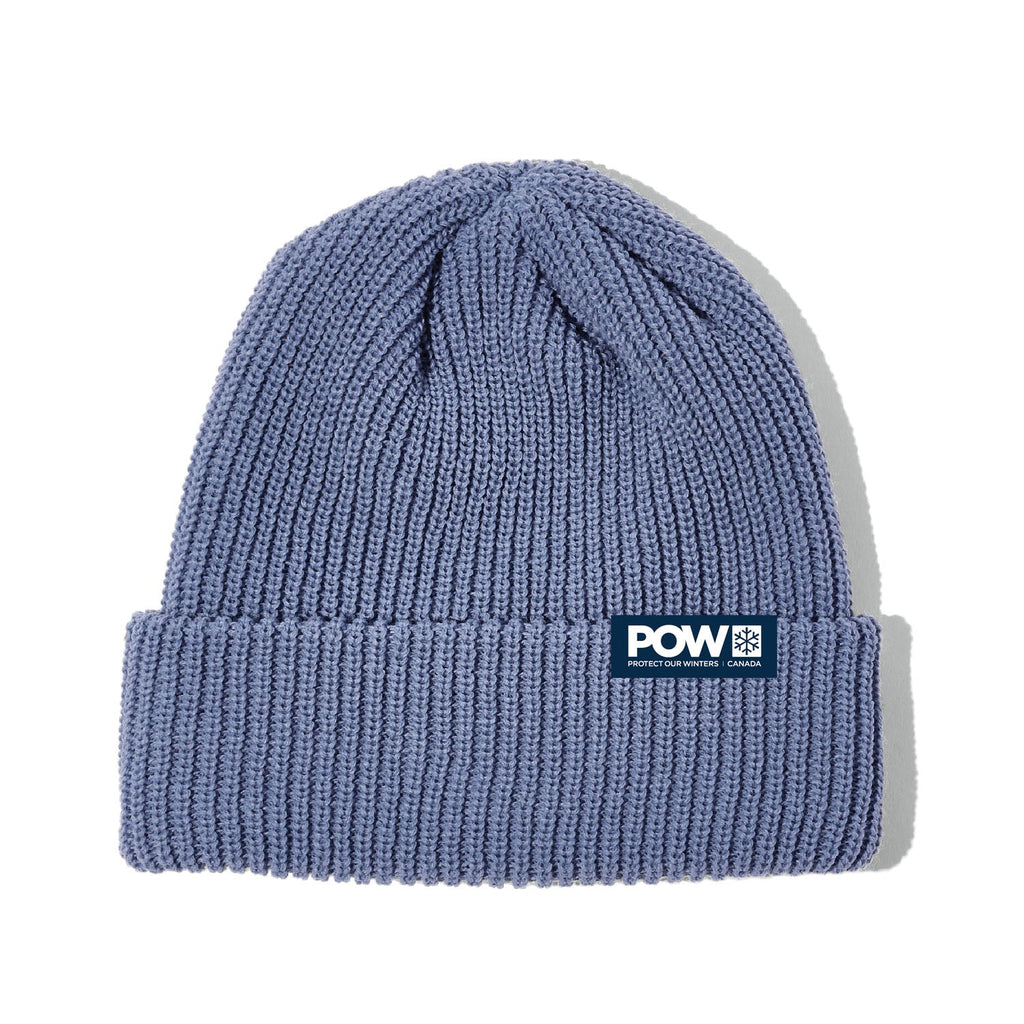 POW Canada Logo Beanie Light Blue - Comor - Go Play Outside