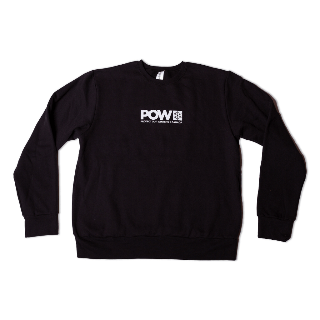 POW Canada Logo Crew Black - Comor - Go Play Outside