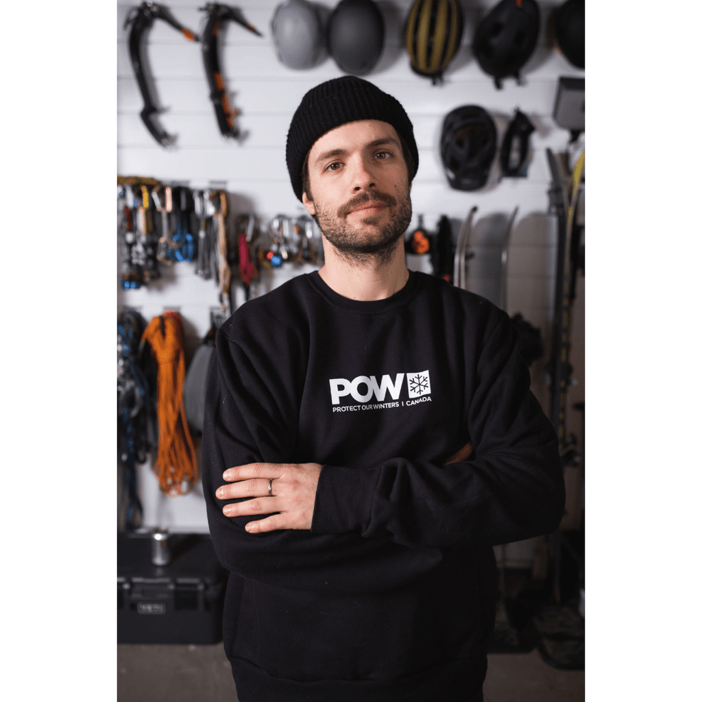 POW Canada Logo Crew Black - Comor - Go Play Outside