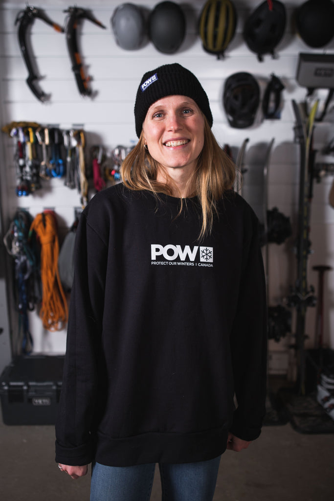 POW Canada Logo Crew Black - Comor - Go Play Outside