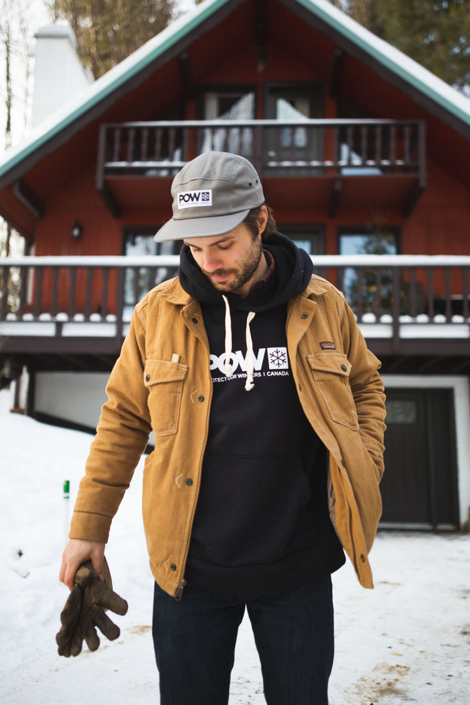 POW Canada Logo Hoodie Black - Comor - Go Play Outside