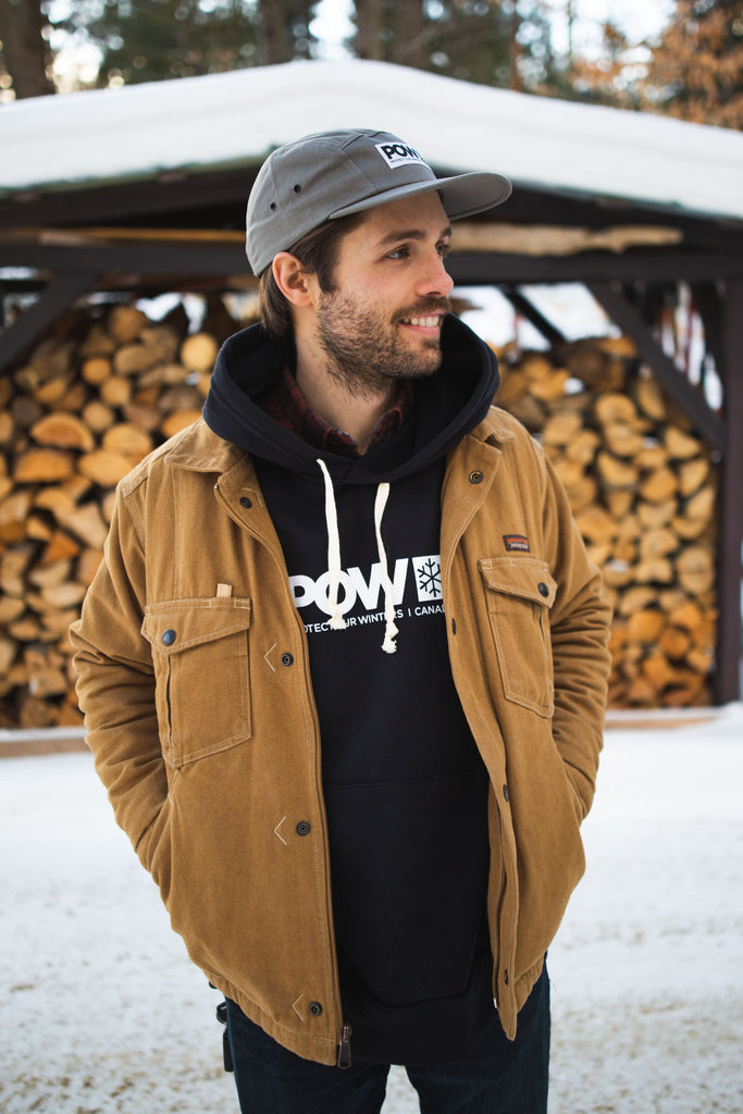 POW Canada Logo Hoodie Black - Comor - Go Play Outside