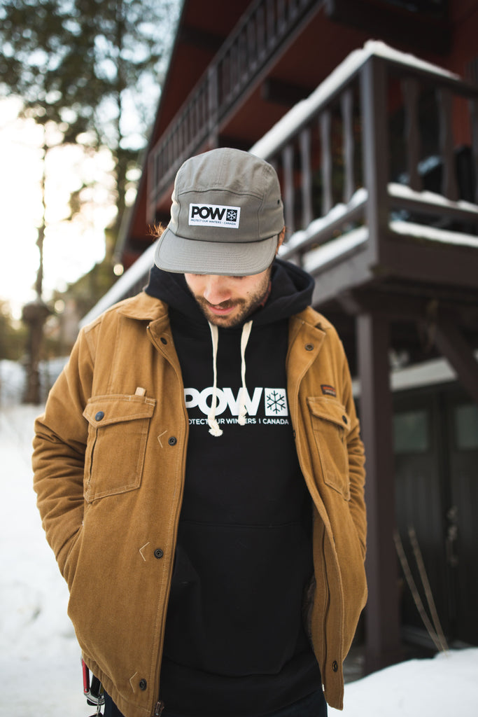 POW Canada Logo Hoodie Black - Comor - Go Play Outside