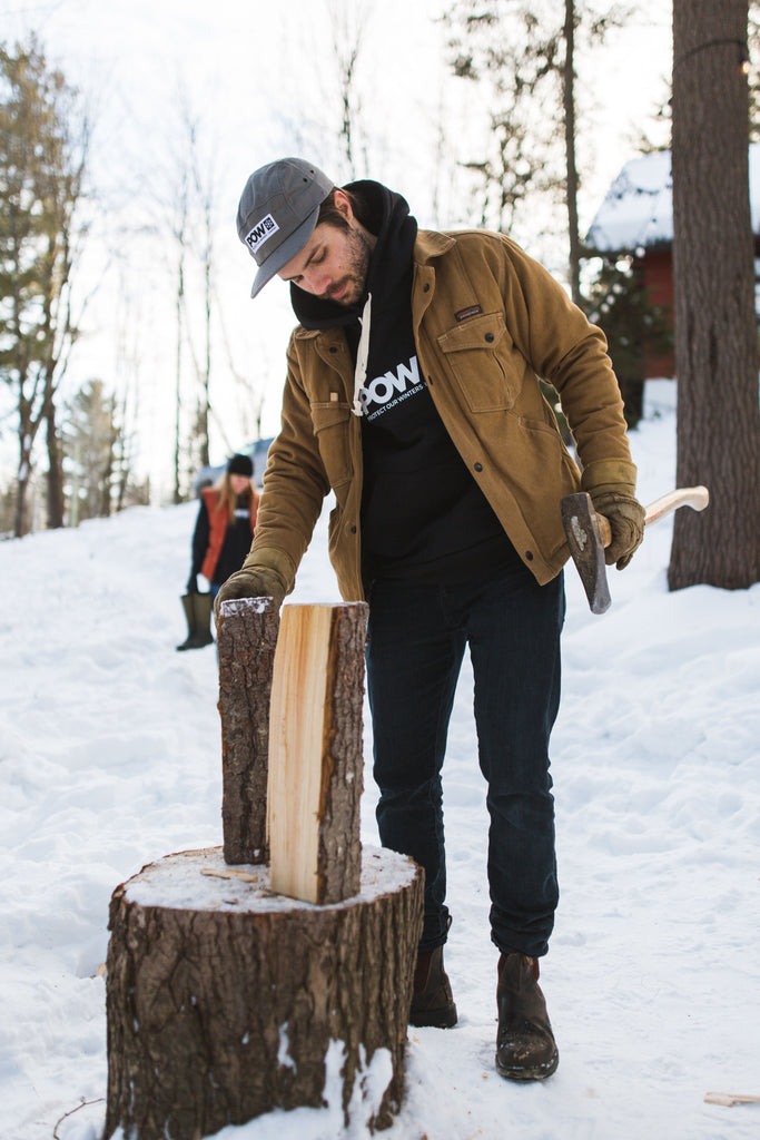 POW Canada Logo Hoodie Black - Comor - Go Play Outside