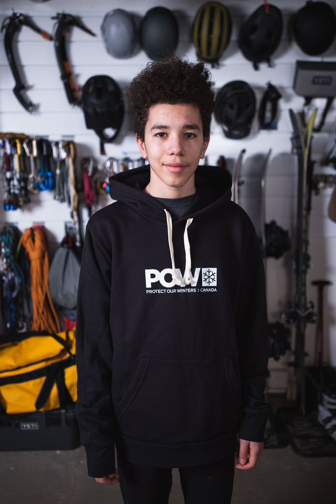 POW Canada Logo Hoodie Black - Comor - Go Play Outside