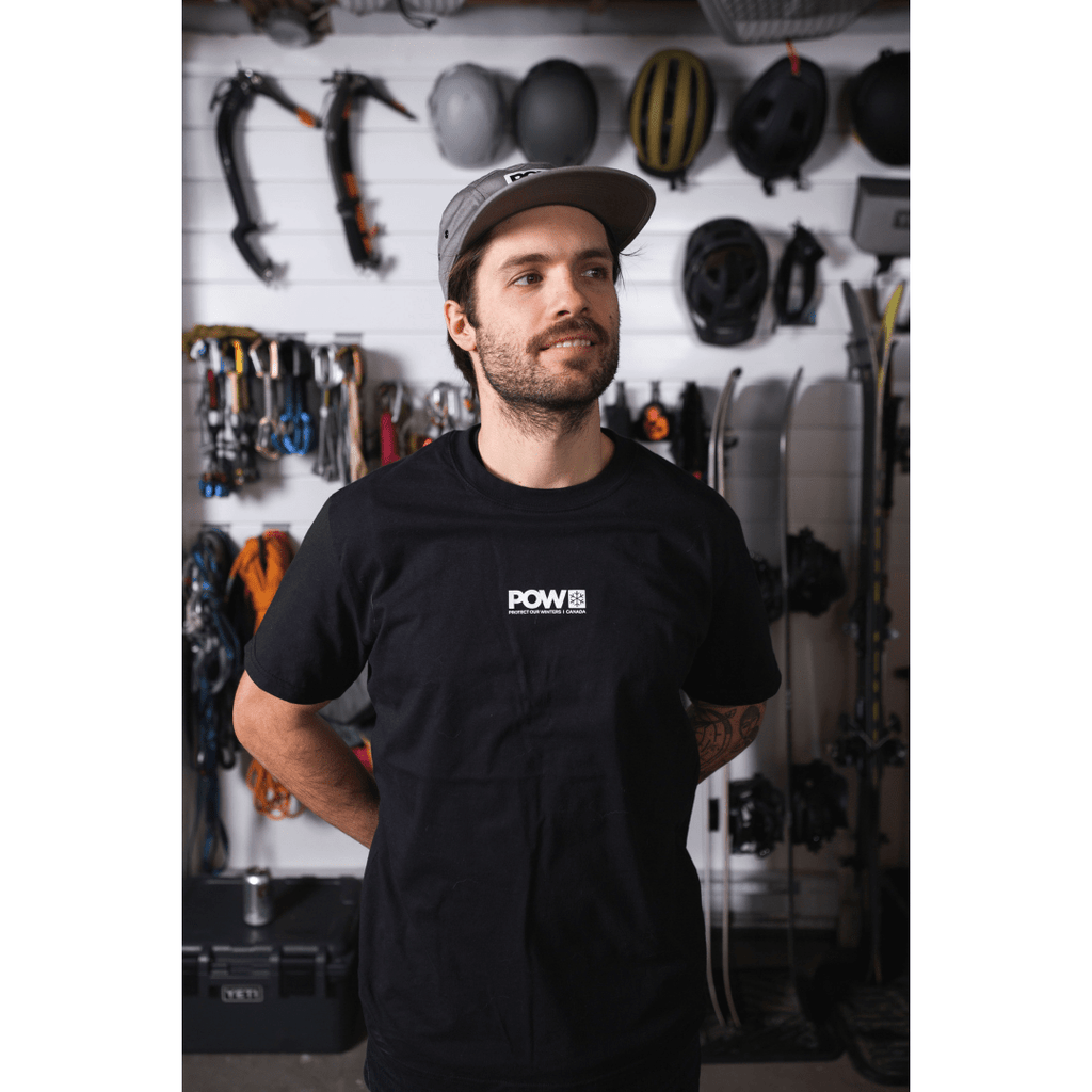 POW Canada Logo T-Shirt Black - Comor - Go Play Outside
