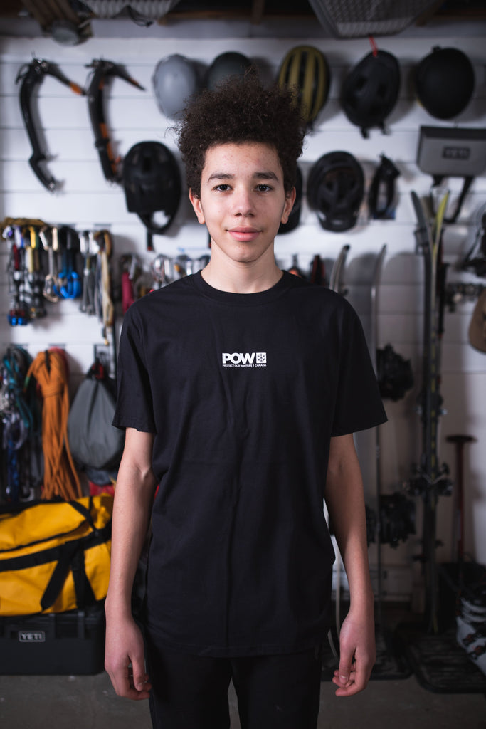 POW Canada Logo T-Shirt Black - Comor - Go Play Outside