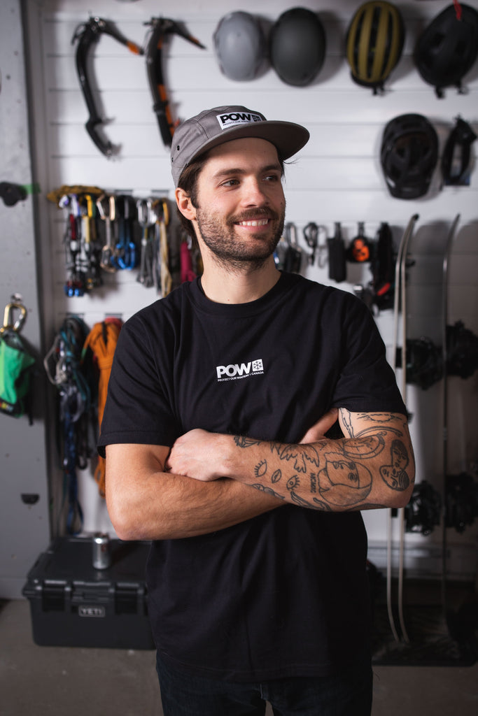 POW Canada Logo T-Shirt Black - Comor - Go Play Outside