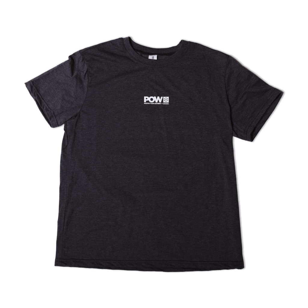 POW Canada Logo T-Shirt Charcoal - Comor - Go Play Outside