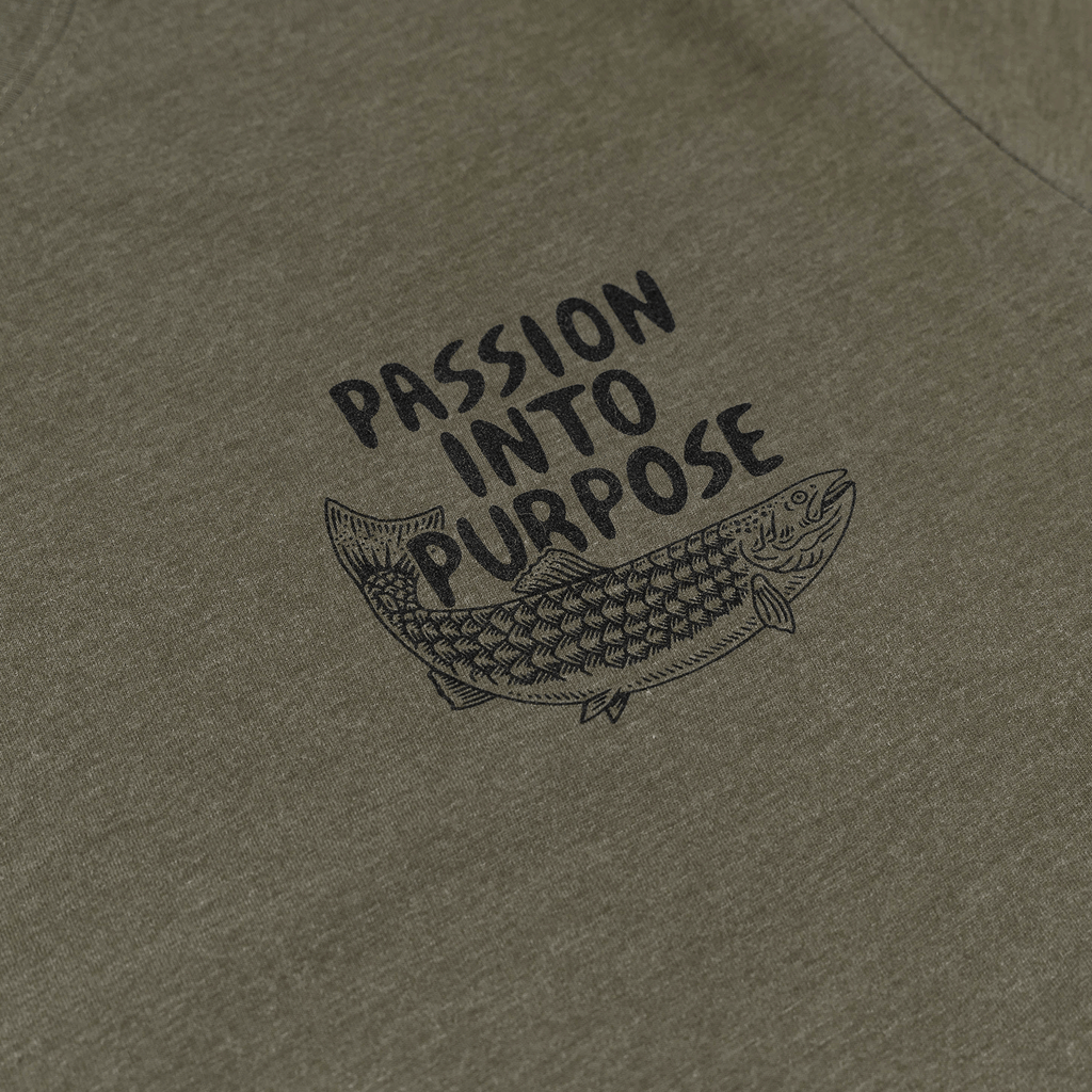 POW Canada Sarah King Artist Series T-Shirt Green Heather - Comor - Go Play Outside